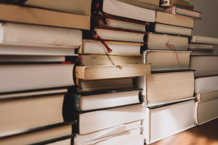 Literary Analysis - stack of books